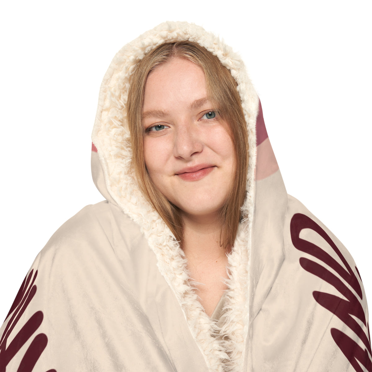 Funny Homebody Hooded Blanket | I Wanted to Stay Home | Cozy Sherpa Blanket Gift