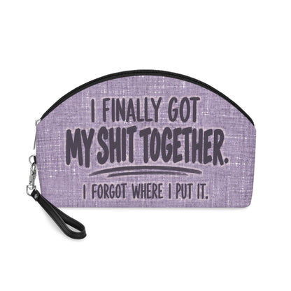 Funny Makeup Bag for Women | I Finally Got My Shit Together | Sarcastic Cosmetic Bag