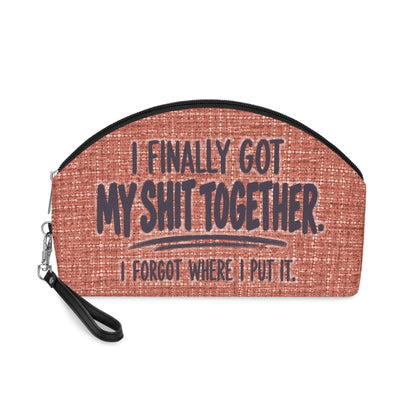 Funny Makeup Bag for Women | I Finally Got My Shit Together | Sarcastic Cosmetic Bag