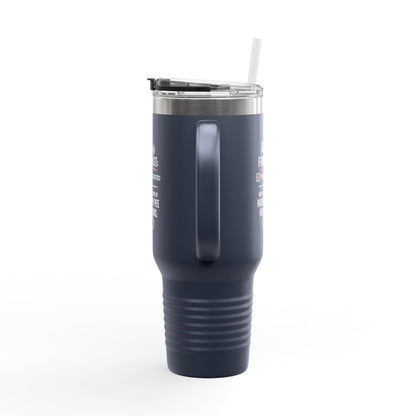 Today's Forecast Nurse Understaffed Travel Mug | 40oz Insulated Tumbler