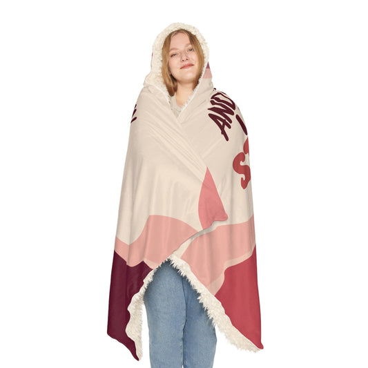 Funny Homebody Hooded Blanket | I Wanted to Stay Home | Cozy Sherpa Blanket Gift