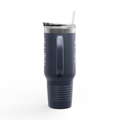 Today's Forecast Teacher No Bathroom Break Insulated Travel Mug 40oz | Teacher Humor