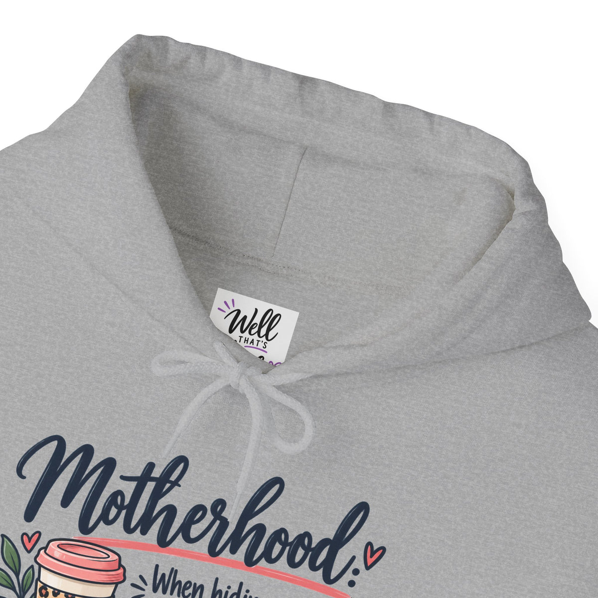 Funny Mom Hoodie | Motherhood Self Care Sweatshirt | Gift for Mom