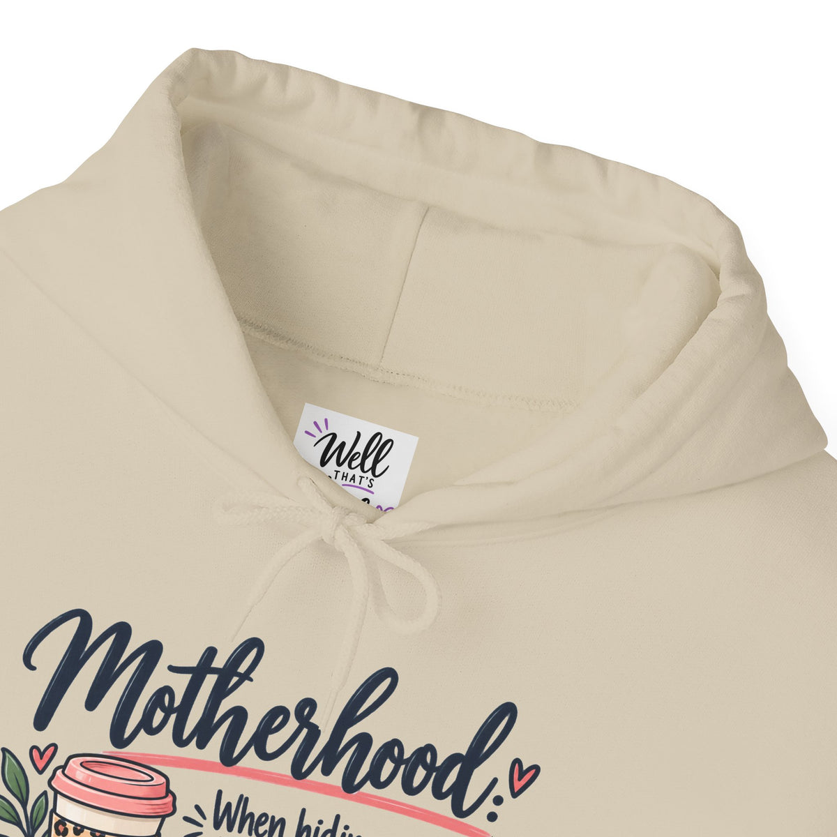 Funny Mom Hoodie | Motherhood Self Care Sweatshirt | Gift for Mom