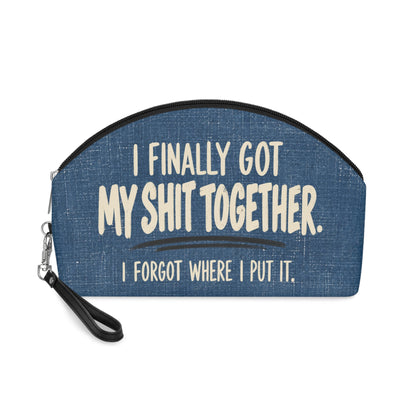Funny Makeup Bag for Women | I Finally Got My Shit Together | Sarcastic Cosmetic Bag