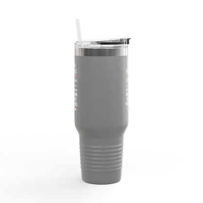 Today's Forecast Teacher No Bathroom Break Insulated Travel Mug 40oz | Teacher Humor