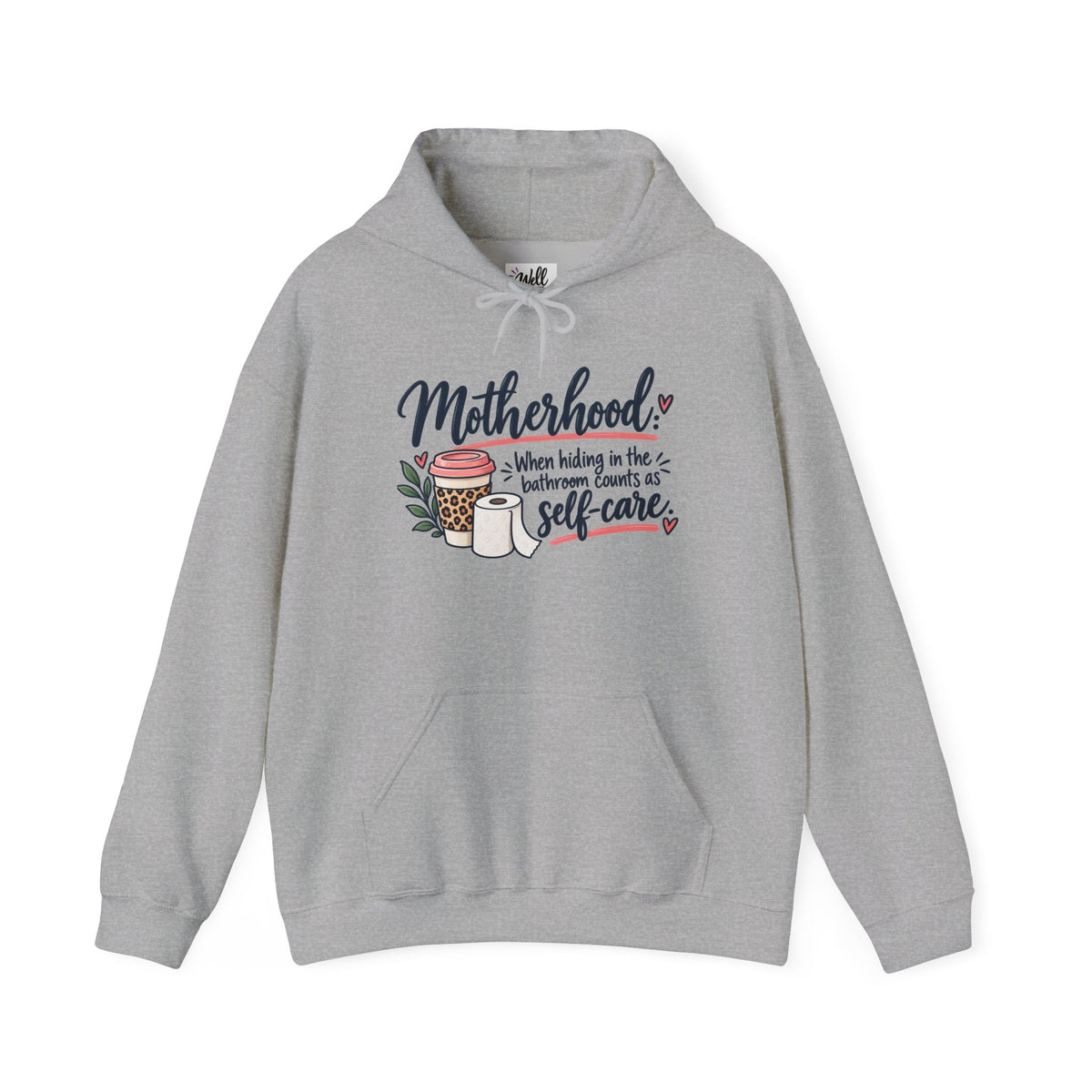 Funny Mom Hoodie | Motherhood Self Care Sweatshirt | Gift for Mom